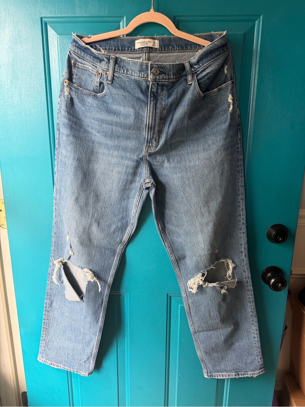 Abercrombie & Fitch 90s straight ultra high rise